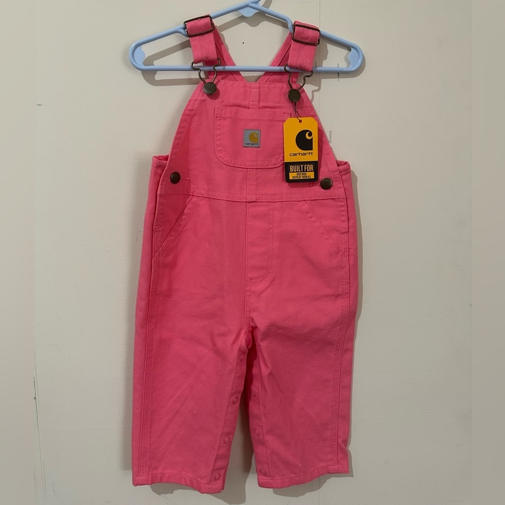 Carhartt Kids Pink Overalls